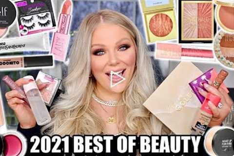 THE BEST MAKEUP OF 2021 (DRUGSTORE & HIGH END FAVORITES) | BEST OF BEAUTY 2021 KELLY STRACK