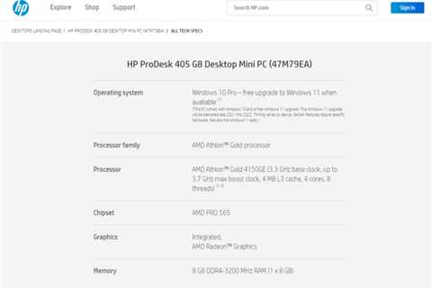 HP Mini PC rumored to offer Quad-core AMD Athlon 4150GW processor