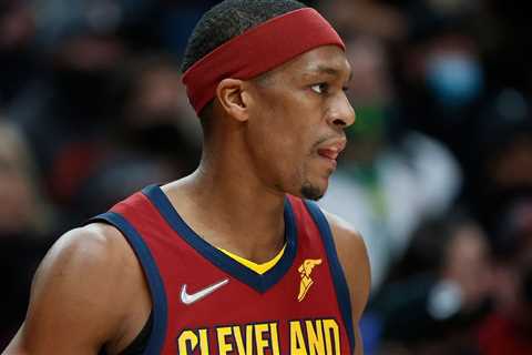 Cleveland Cavaliers’ Rajon Rondo has been sidelined for two weeks with a sprained toe