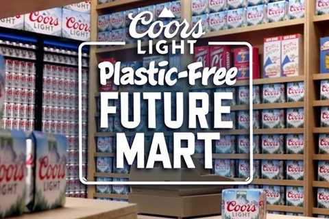 Coors Light opens a sustainable future mart to motivate plastic ring elimination
