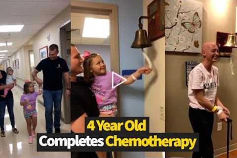 4 Year Old Rings The Bell To Mark The End Of Chemotherapy 🥰