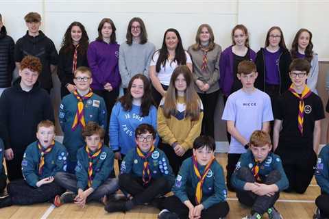 Lanarkshire MP provides Young boy Scouts with badges for taking on plastic contamination