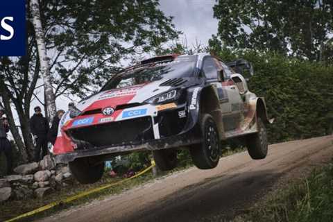 A helmet camera captures the wild speed of a rally driver – this is what driving on Finnish gravel..