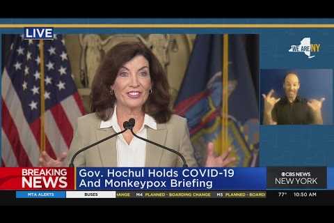 Hochul gives update on COVID, monkeypox response