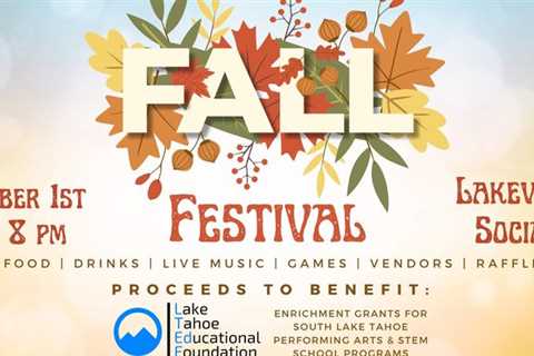 Inaugural Fall Festival to benefit Lake Tahoe Educational Foundation | South Lake Tahoe