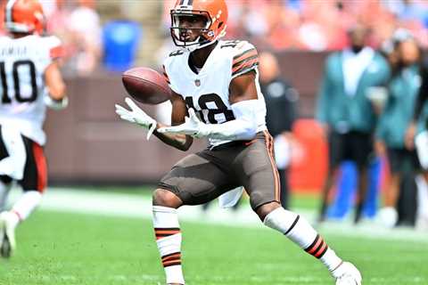 Cleveland Browns trust their process at wide receiver