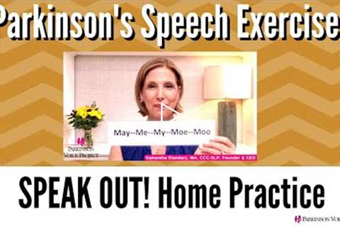 09/12/22 Parkinson's Speech Exercises: Grandparent's Day!