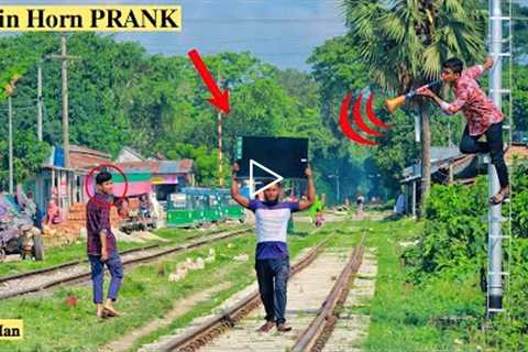 Update Viral Train Horn Prank 2022 || Best of Train Horn Prank Reaction on public...