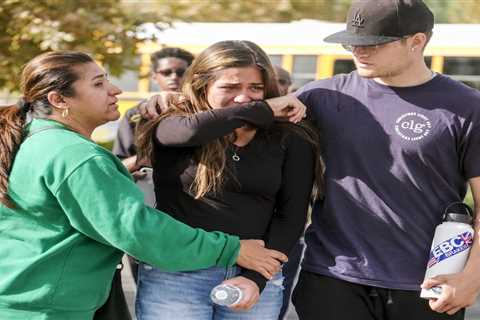 The Latest: Officials: 5 California students shot dead in seconds