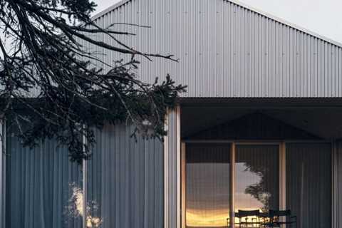 Dezeen Debate options “environment friendly” corrugated-metal residence in Canada