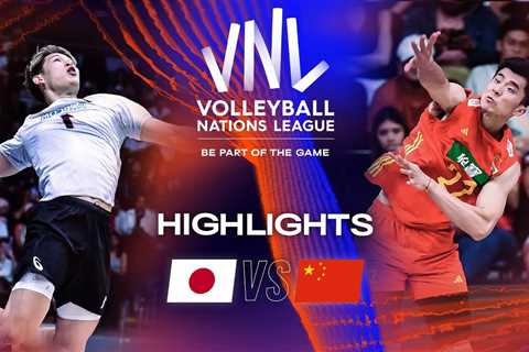 JPN vs.  CHN – Highlights Week 3 | Men’s VNL 2023