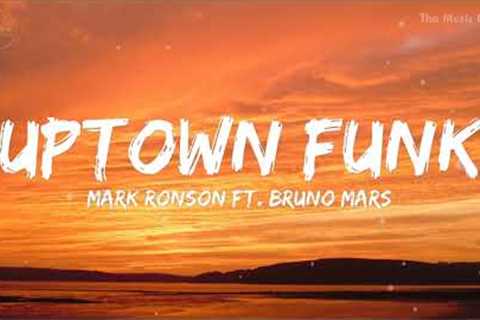 Uptown Funk  (lyrics) - Mark Ronson ft  Bruno Mars & mix , Justin Bieber, Lady Gaga, Katy Perry,..