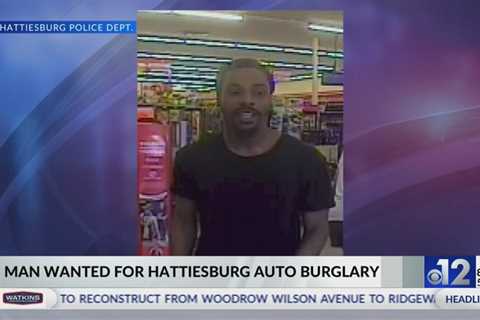 Man wanted for Hattiesburg auto burglary