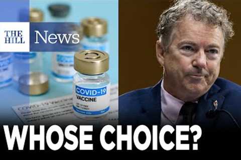 WATCH: Rand Paul DEMANDS Unanimous Consent To RESCIND Covid Vax, Mask MANDATE For U.S. Senate Pages