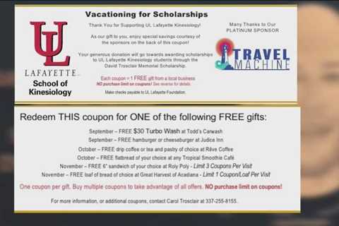 Vacationing for Scholarships