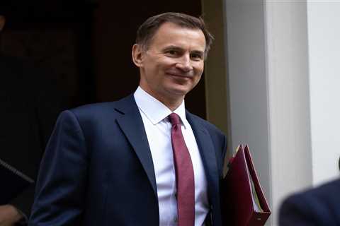 Jeremy Hunt rules out tax cuts, despite borrowing being lower than expected