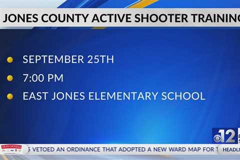 Jones County cadets to take part in active shooter training