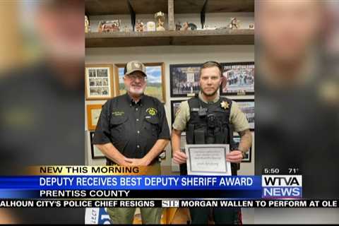 Prentiss County sheriff recognizes deputy for what he does for community