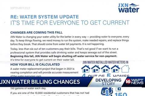 JXN Water wants customers to pay up