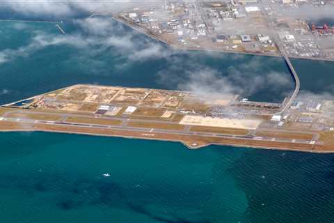 ‘World’s most unique airport’ is $20bn rectangle in middle of the OCEAN battered by typhoons…but..