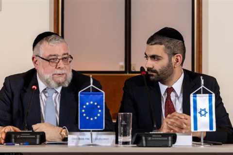 Rabbi Goldschmidt, President of the Conference of Rabbis of Europe – •