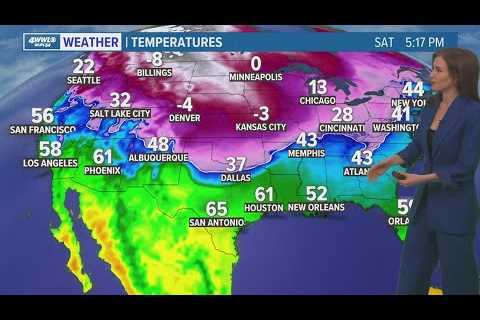 Pleasant weekend weather; Arctic blast next week