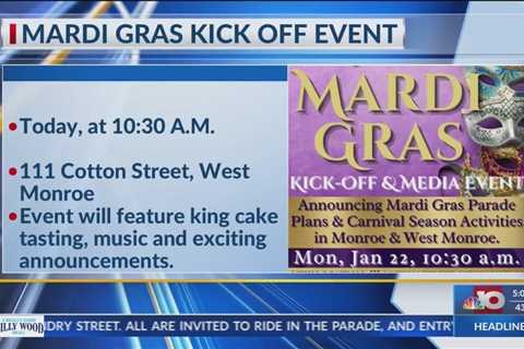 NBC 10 News Today: Mardi Gras season is kicking off in the twin cities this morning