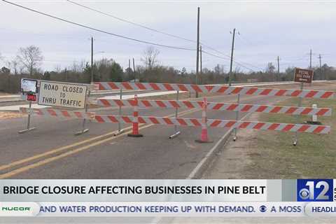 Bridge connecting Hattiesburg to Petal now closed