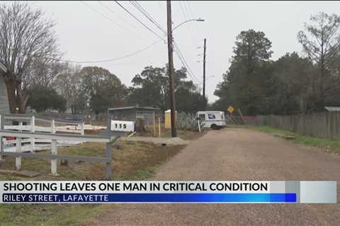 Tuesday morning shooting in Lafayette leaves man in critical condition