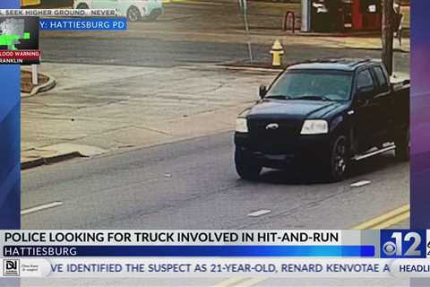 Hattiesburg police search for hit-and-run suspect in blue Ford truck