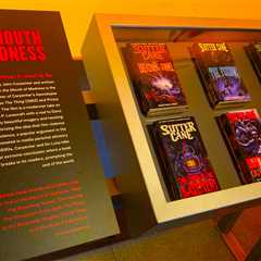 Sutter Cane Novels From 'In the Mouth of Madness' (1994) on Display in 'Scared to Death: The Thrill ..