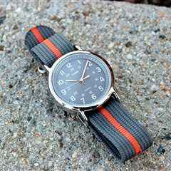 Steal Alert: $26 for the Timex Weekender Gray Dial / Gray Orange Stripe