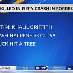 Driver killed in fiery crash in Forrest County