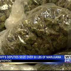 More than 50 pounds of weed seized in Pontotoc County