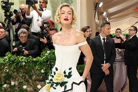 Gigi Hadid Graces the 2024 Met Gala Red Carpet in Garden Gown: Photos – Hollywood Life