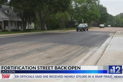 Fortification Street reopens in Jackson