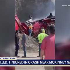 Video shows moments after McKinney plane crash