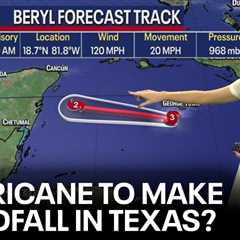 Hurricane Beryl Update: Dropped to Category 3 hurricane, could make landfall in Texas Monday