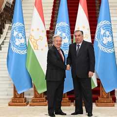 Tajikistan’s Rahmon, UN’s Guterres discuss cooperation aspects