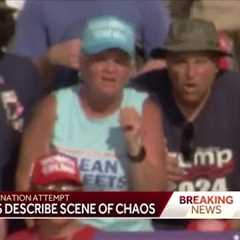 ‘Something serious happened here’: Woman seen behind Trump when gunfire erupted during rally spea...