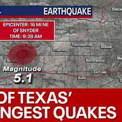 West Texas sees of state’s strongest earthquakes ever, shakes felt in DFW