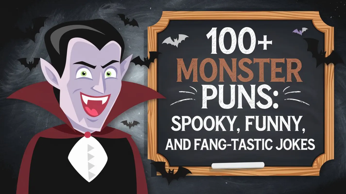 100+ Monster Puns: Funny, & Fang-tastic Puns - Crack Up Puns