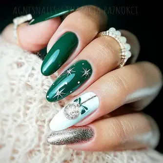 Winter Green Nails: A Seasonal Symphony for Your Fingertips - Gloss and Vibes