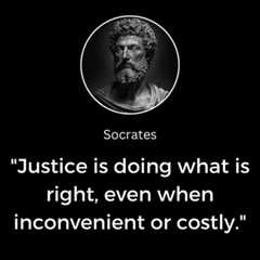 A Word from Socrates on Justice