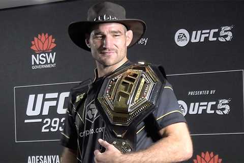 Australian Fans Support Sean Strickland at UFC 293, Says Whittaker