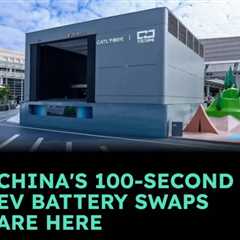Battery Swapping for Electric Vehicles