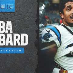 Chuba Hubbard in-game interview vs. the Houston Texans