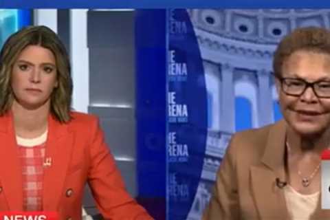Los Angeles Mayor Karen Bass Called Out for Going on CNN and Claiming Crime in the City is Down..