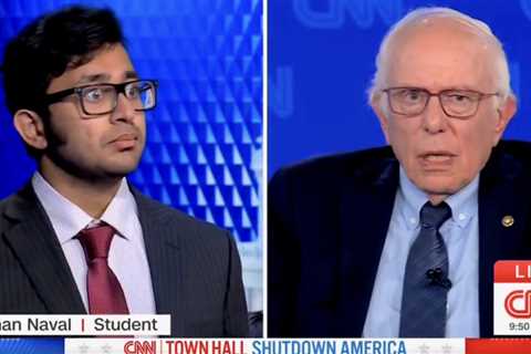 WATCH: Bernie Sanders Tries to Lecture Young Questioner on Democrat Shutdown — Gets Absolutely..