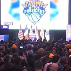 HILARIOUS! “Trump Is Your President” Appears on Jumbotron at Mamdani Election Night Party (VIDEO)